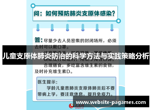 儿童支原体肺炎防治的科学方法与实践策略分析